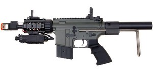 Details About Jg Golden Eagle Cqc Cqb M Tanker Airsoft Aeg Stubby Killer Adjustable Stock