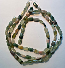 FANCY AGATE FACETED RECTANGLES 14X8X6 mm 16" Strand BELOW WHOLESALE