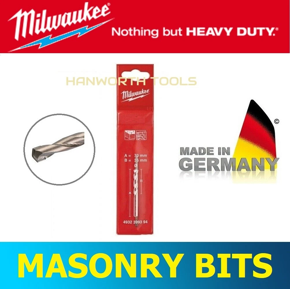 Milwaukee masonry 2024 drill bit set