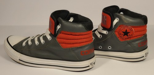 Converse Chuck Taylor Gray Leather PC Primo Hi Top Sneakers Kids US 6 / EU 38.5 - Picture 6 of 11
