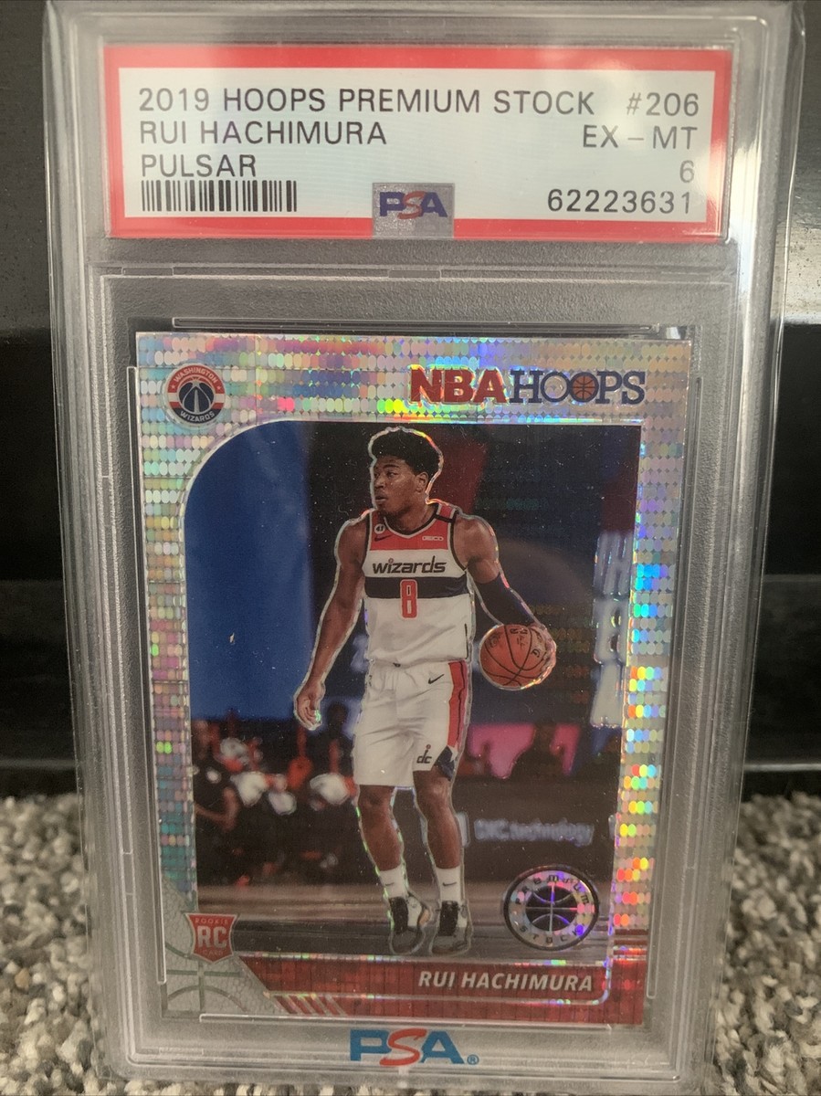 2019 NBA Hoops Premium Stock RUI HACHIMURA #300 Pulsar Prizm RC