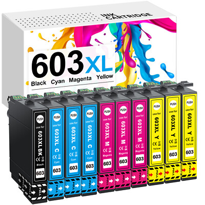 10er Patronen kompatibel für 603XL Epson WF-2810 2830 2850 XP-2100 3100 4100