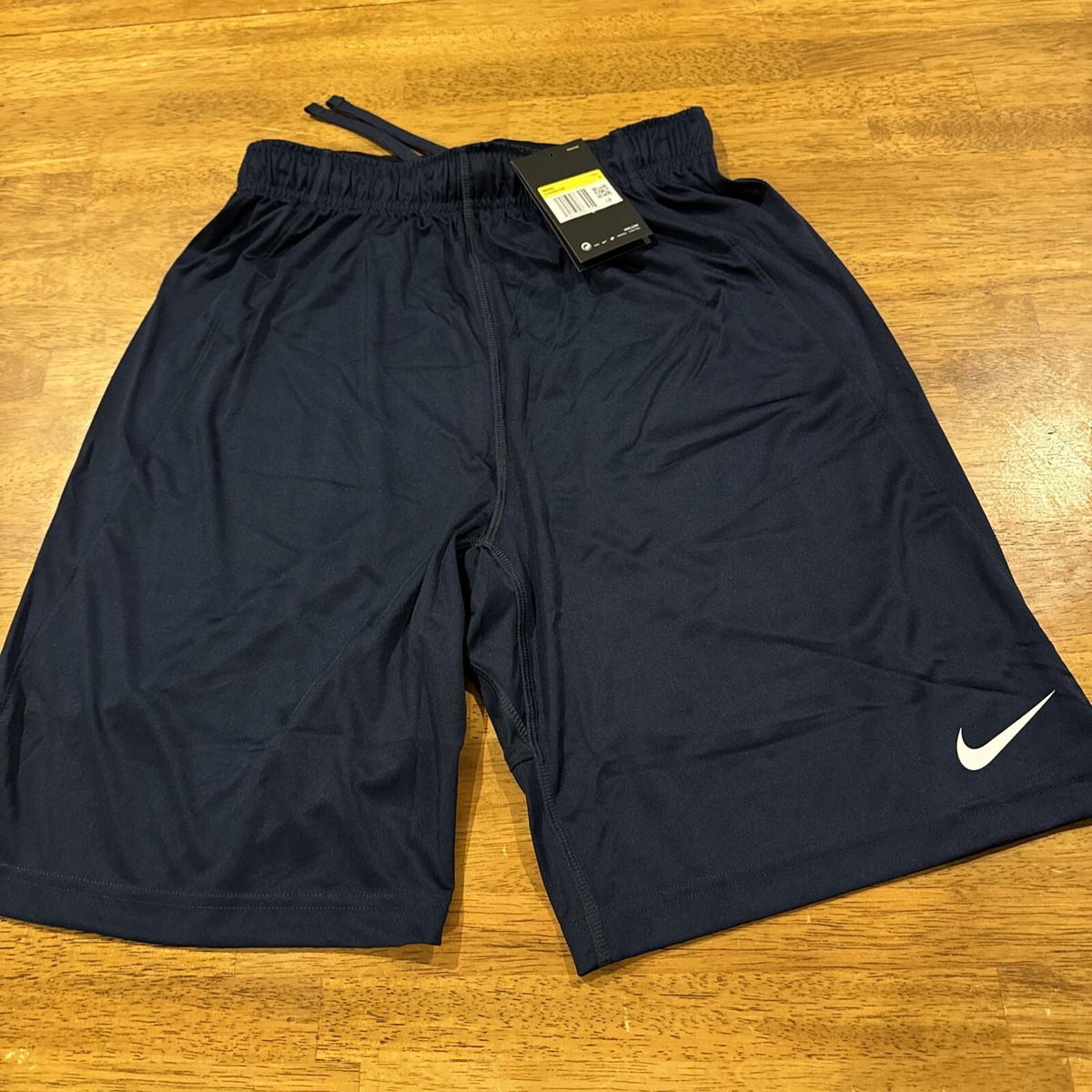 navy nike football shorts