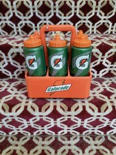 Gatorade Water Bottle Carrier Tote With 6 32 Oz Squeeze Water Bottles