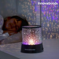 Veilleuse avec projecteur d'étoiles LED - lampe ciel étoilé enfant bébé