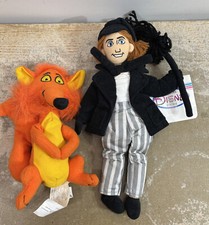 THE DISNEY STORE MARY POPPINS Lot of 2 Bert  FOX, Bean Bag Plush