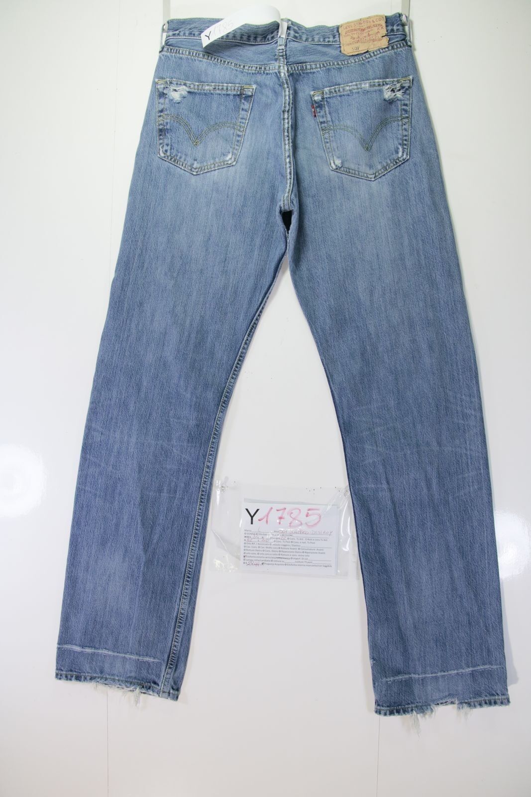 Levis 501 déchiré Destroy Cod.Y1785tg47 W33 L34 L34 L34 jeans d'occassion a6de41 Levis 501 déchiré Destroy Cod.Y1785tg47 W33 L34 L34 L34 jeans d'occassion a6de41