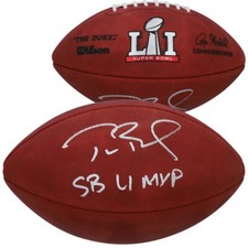 Tom Brady New England Patriots Super Bowl LI Champions Signed Pro Football MVP