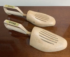 Womens Dasco Wood Wooden Plastic Handle Shoe Trees Size 6 7