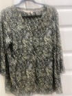 Soft Surroundings Leggings Pants Ankle Womens Medium Artsy Print Inner Pocket — photo 1