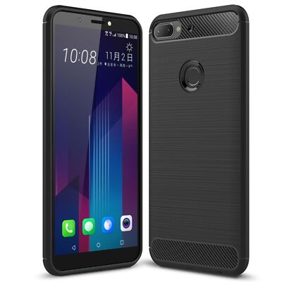 NALIA Matte Silikonhülle HTC Desire 12 Plus Case Anti-Fingerprint stoßfest