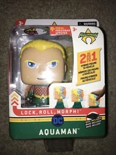 BRAND NEW DC Lock N Roll Hybrid Figure To Vehicle Aquaman