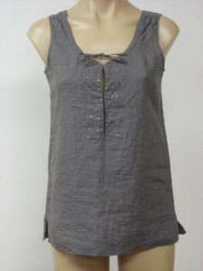 eileen fisher linen tank top
