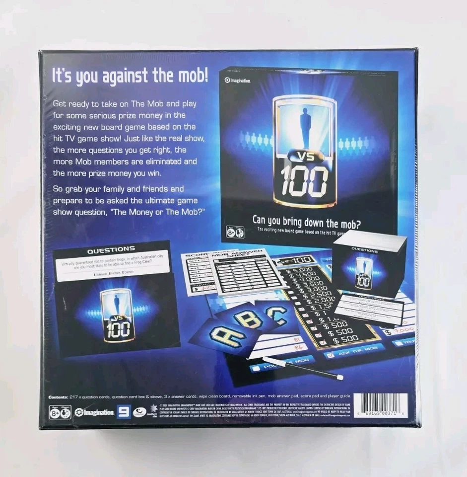 New - 1 Vs 100 Board Game Can You Bring Down The Mob? TV Game Show Imagination - Image 2 of 4