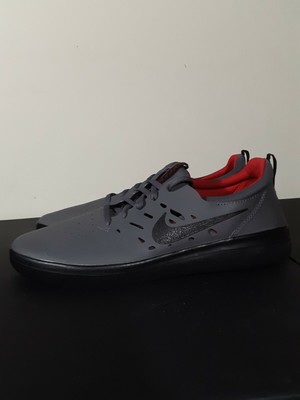 nike sb nyjah free dark grey gym red black