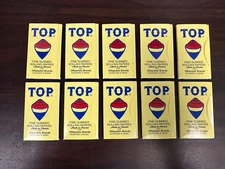 TOP SINGLE WIDE Rolling Papers - 10 PACKS - Fine Gummed RYO Cigarette Paper