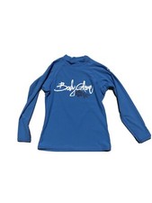 Body Glove Women's Sz S Long Sleeved Rash Guard UVP 50 Light Blue 