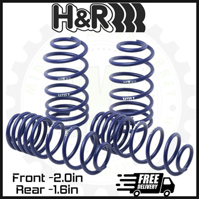 H&R Front and Rear Super Sport Lowering Springs | Fits 1994-2004 Ford Mustang