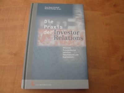 Die Praxis der Investor Relations von Klaus R. Kirchhoff , M. Piwinger /  #p62