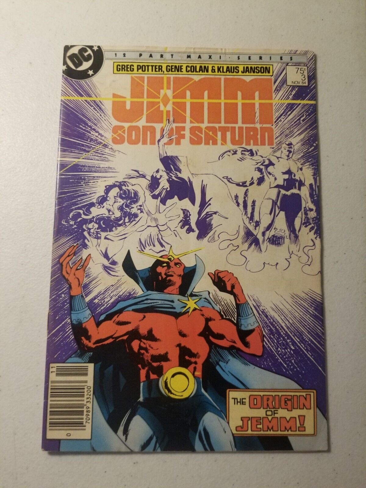 Jemm Son Of Saturn #3 1984 Dc Comics
