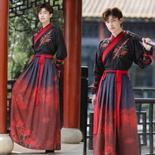 Male Chinese Style Han Suit Swordsman Chivalrous Ancient Style Cosplay Costumes