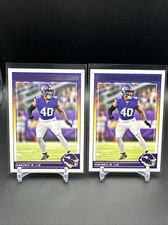 2024 Score Football - Ivan Pace Jr. - Minnesota Vikings - Base - #186 Lot Of 2