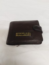 Superdry Used Leather Tab Wallet - Jim Brown , Some Missing Stitches
