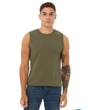  (9 PACK ) XL Gildan Mens Ultra Cotton Sleeveless Sport T-Shirt G2700. 
