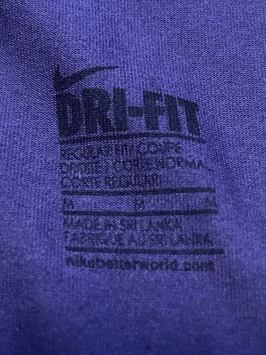 Nike Running Womens Medium Dri Fit Purple Purple Racer Back Tank Top - Picture 2 of 6