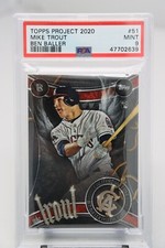 Topps Project 2020 #51 MIKE TROUT Ben Baller Baseball Card PSA MINT 9 LA ANGELS