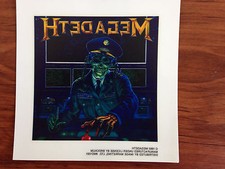 MEGADETH - PILOT - STICKER/DECAL - BRAND NEW VINTAGE - MUSIC BAND 062