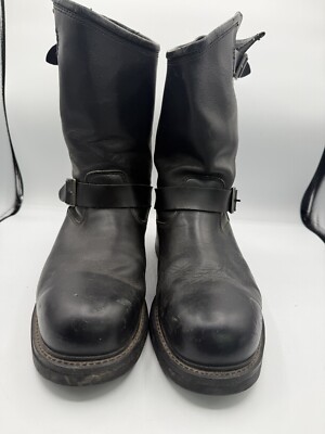 Herman Survivors Engineer Steel toe Pullon Motorcycle Riding Mens 13 FREE SHIP