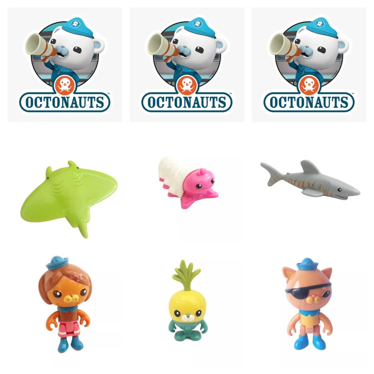 Octonauts Figures - Captain Barnacles Peso Shellington Sea