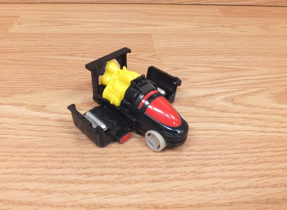 Coche Hot Wheels Genuino Vintage (1993) Rojo y Negro Con Motor Amarillo Para Enviar  Foto 2 de 4