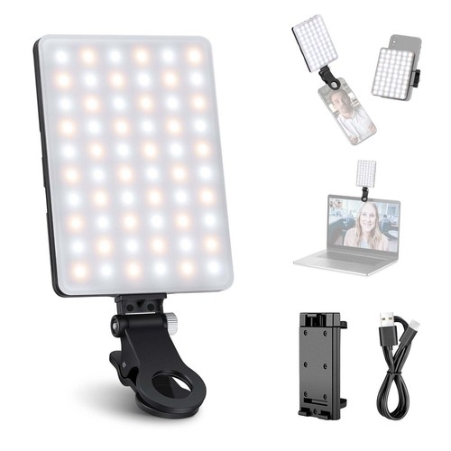NEEWER Basic NL-60AI Światło do selfie z 60 wypełnieniem wideo LED do telefonu / tabletu / laptopa - Zdjęcie 2 z 10