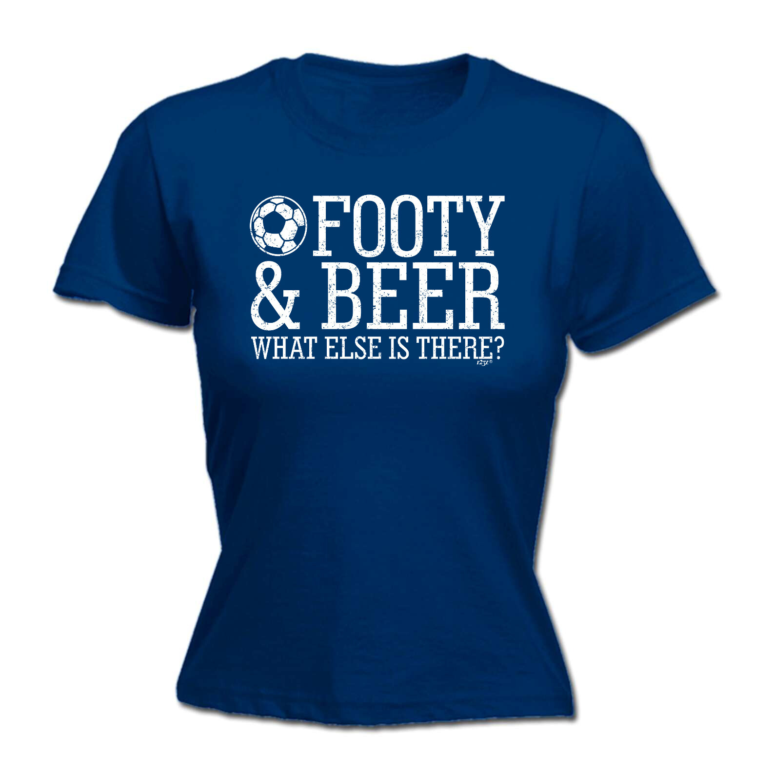 Football And Beer What Else Is There - Womens T Shirt Funny T-Shirt Gift Novelty