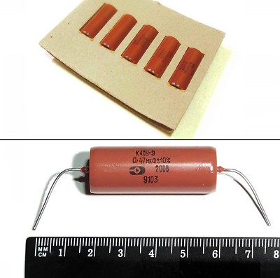 0.47uF 200V K40Y-9 PIO Capacitor High Quality Russian.