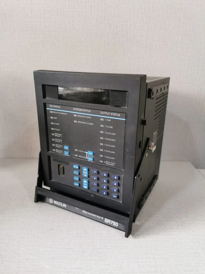 GE SR750 FEEDER MANAGEMENT RELAY 750-P1-G1-S1-HI-A20-R WITHOUT ANY ACCESSORIES - Image 4 of 4