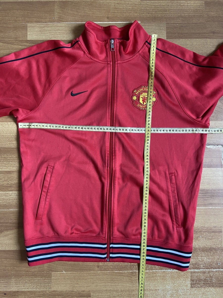 Nike Manchester United ジャケット Manchester United N98 Nike Track Jacket - Shad/Red/White
