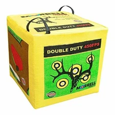 Morrell Yellow Double Duty 450 FPS 4 Sided Cube Field Point Archery Bag Target