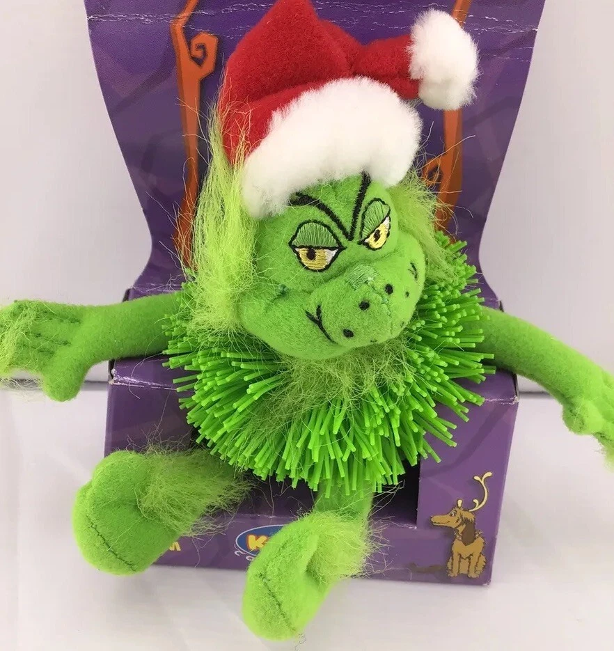 Hasbro 2000 Vintage Dr Seuss GRINCH Oddzon Koosh Ball con embalaje original Foto 2 de 4