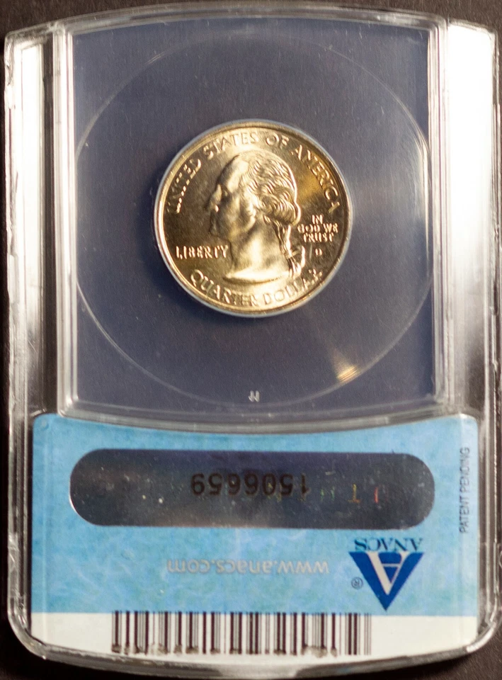 2004-D 25C Iowa State Quarter MS 68 ANACS 1506659 + Bonus - Image 2 of 2