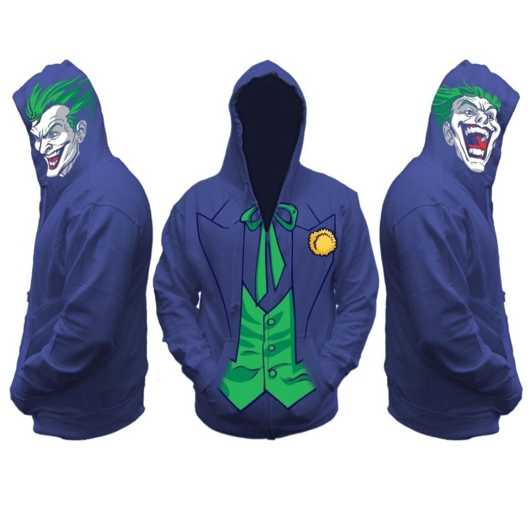 joker zip up hoodie