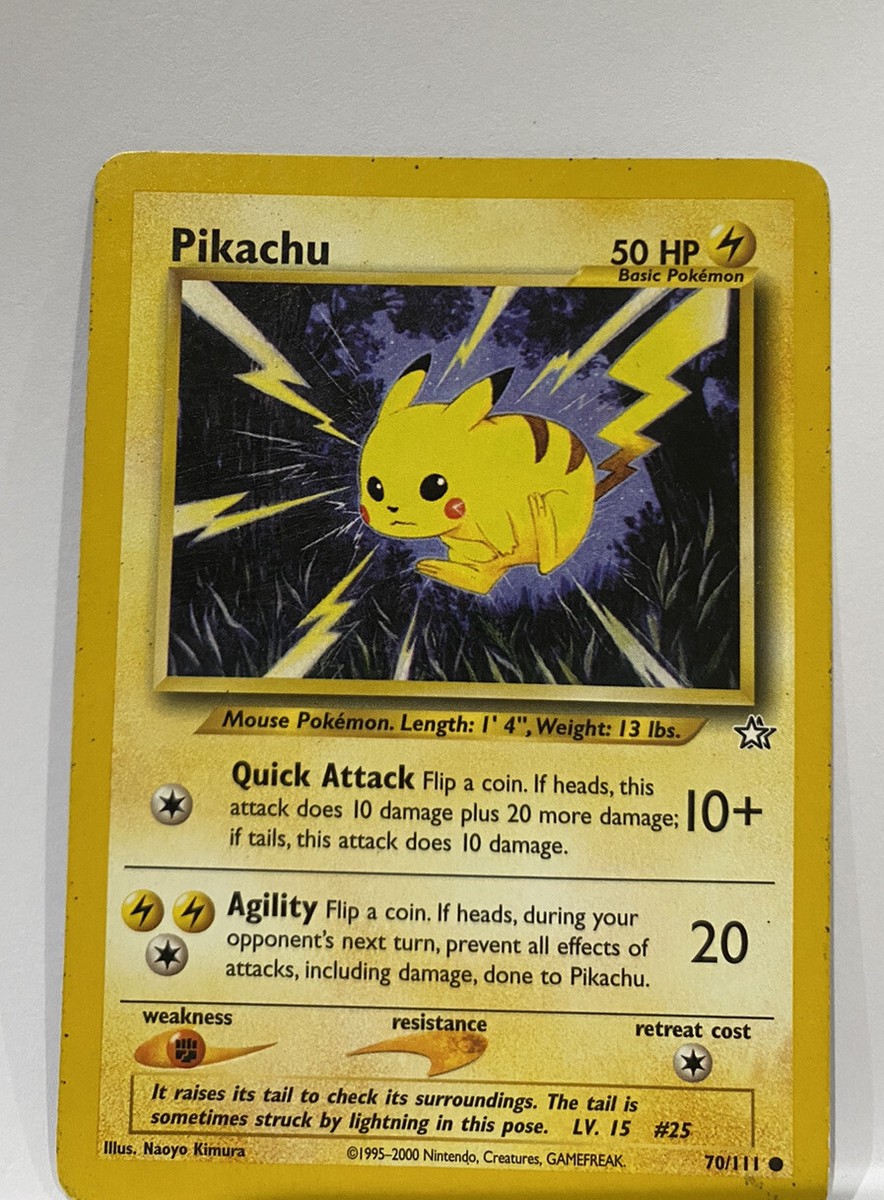 Pokemon Card - Neo Genesis 70/111 - PIKACHU | eBay