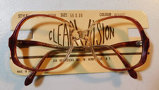 Vintage CLEAR VISION Allison Rouge 55/18 Eyeglass Frame New Old Stock 291