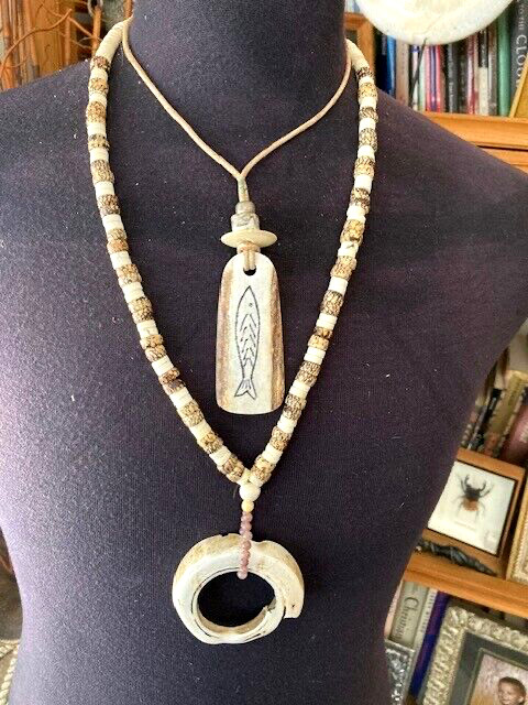 Very Cool Artisan Made South Sea Set of Necklaces From Film Collection