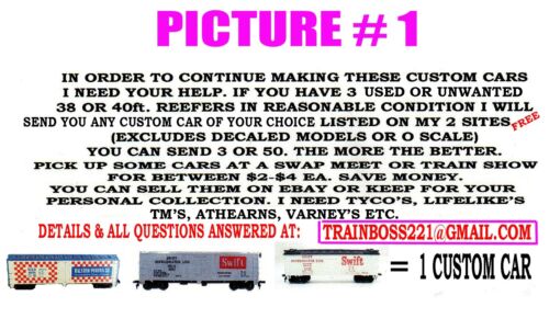 HO SCALE CUSTOM LETTERED HERSHEY'S CHOC CANDY BOMBER WWII REEFER ✈️✈️✈️✈️ - Picture 6 of 14