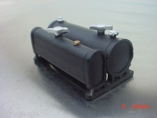 Dual Antique Tank Set Miniature 1/24 Scale G Scale Diorama Accessory Item