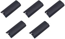 Black Replacement Battery Cover For Nintendo Wii Remote X 5 By Mars Brand New 2Z