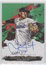 2021 Inception Rookie and Emerging Star Green 7/125 Jordan Yamamoto Auto 07d9